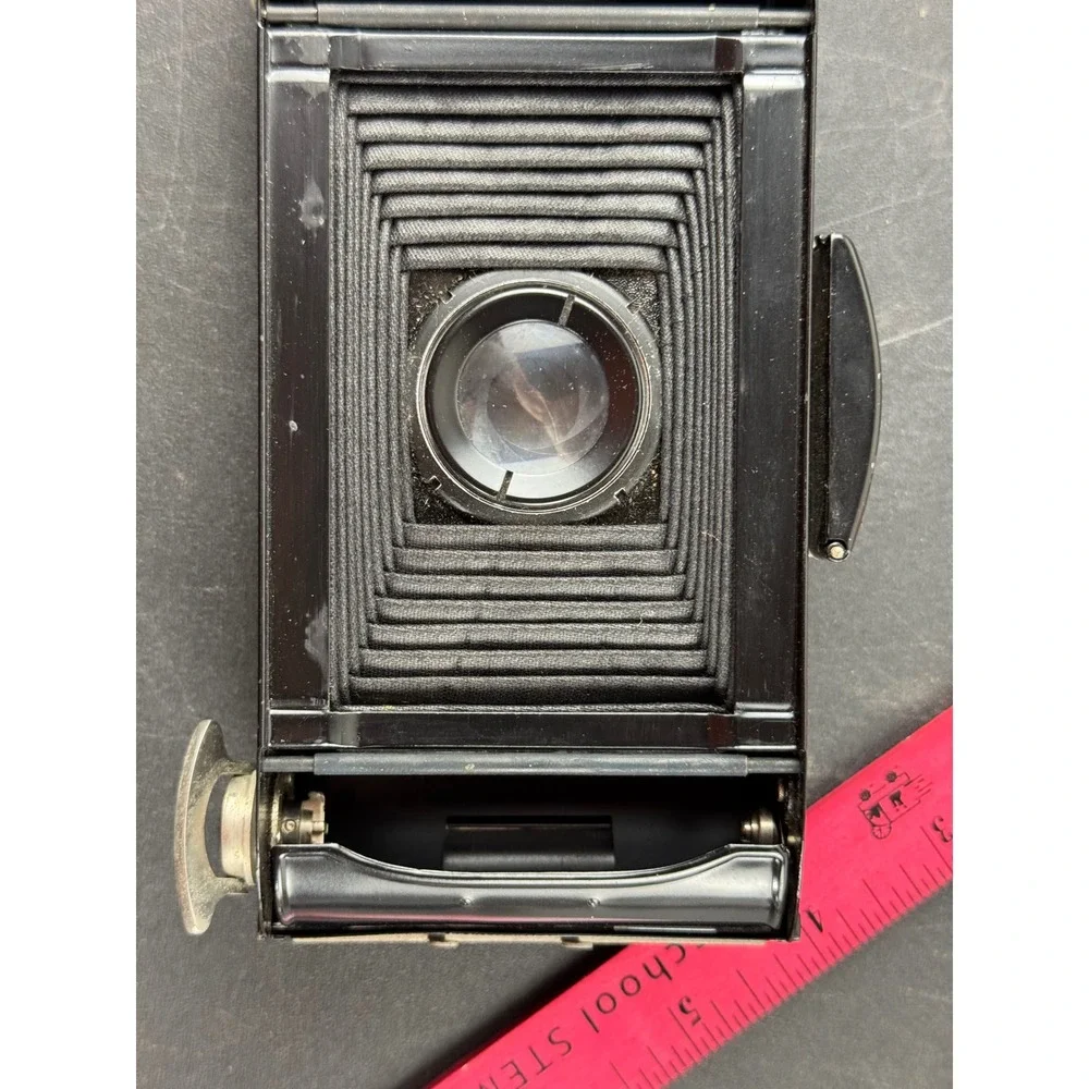 Vintage Voigtlander BESSA Folding‎ Camera Anastigmat 1:4.5 f=11cm Leather Case